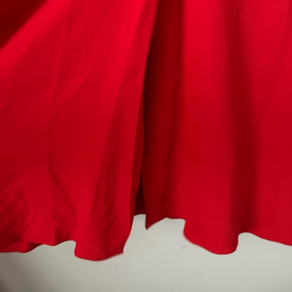 Zara Woman Red Modest Midi Side Split Tank Dress Sz S - Picture 4 of 4